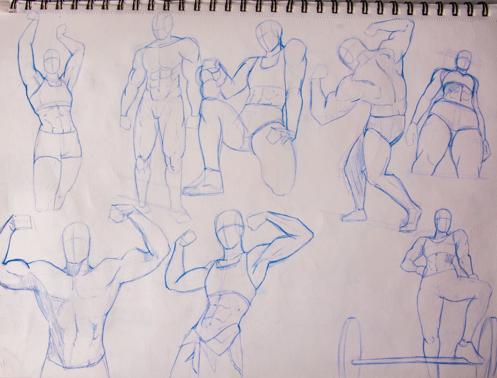 Aluno desenhando
